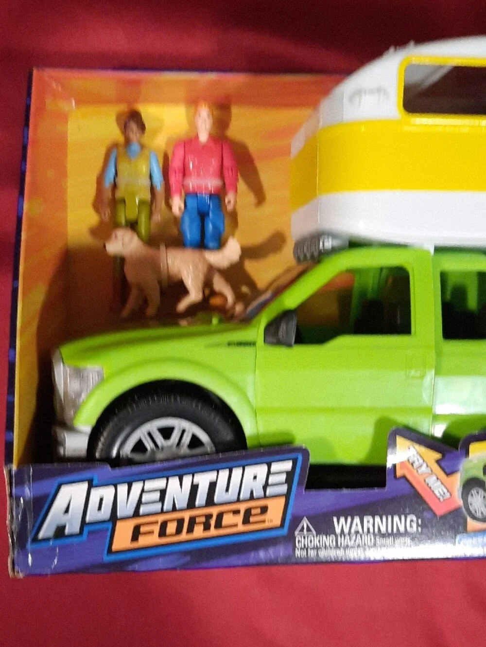 Adventure Force Ford F-350 Camping Playset With 8 Piece Accessories